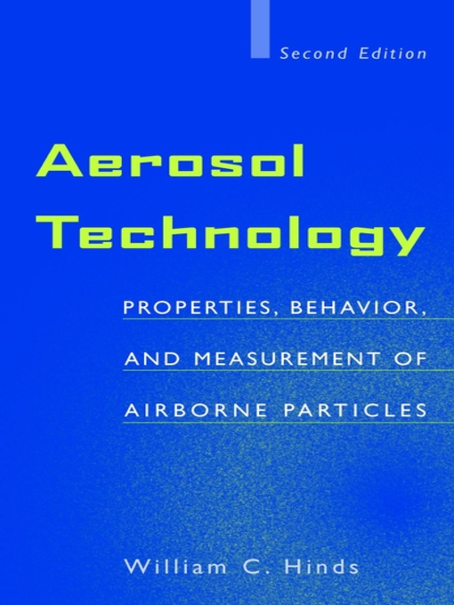 Title details for Aerosol Technology by William C. Hinds - Available